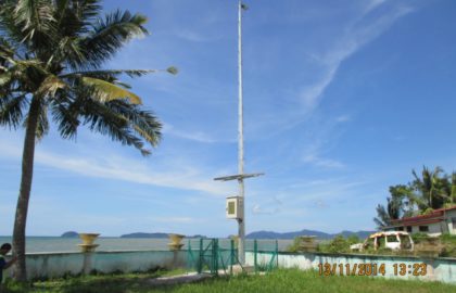 Tsunami siren warning system for the Malaysian government agency