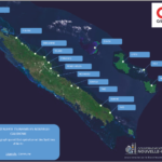 The first tsunami siren alert on the New Caledonian island of LIFOU after essential maintenance in 2015