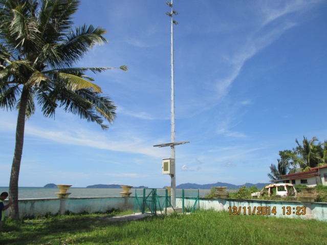 Tsunami siren warning system for the Malaysian government agency