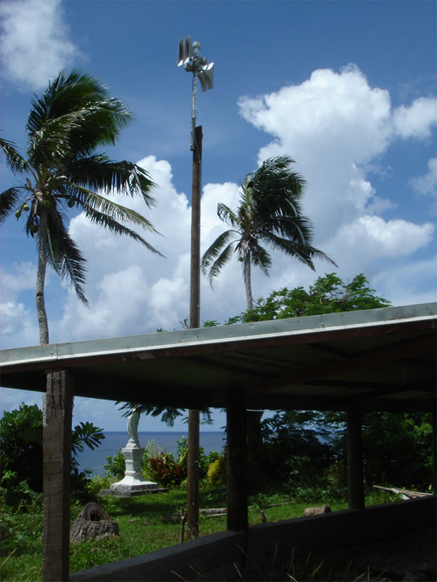 French Pacific tsunami electronic siren