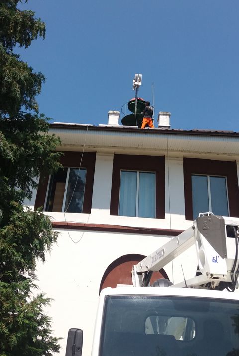Pavian electronic siren for the earthquake early warning system in Vrancea, Romania