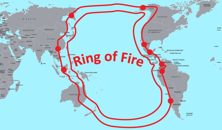 earthquake ring of fire