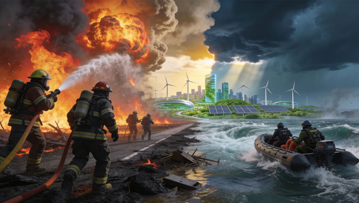 Early warning systems for climate adaptation helping emergency response to floods, fires and extreme weather