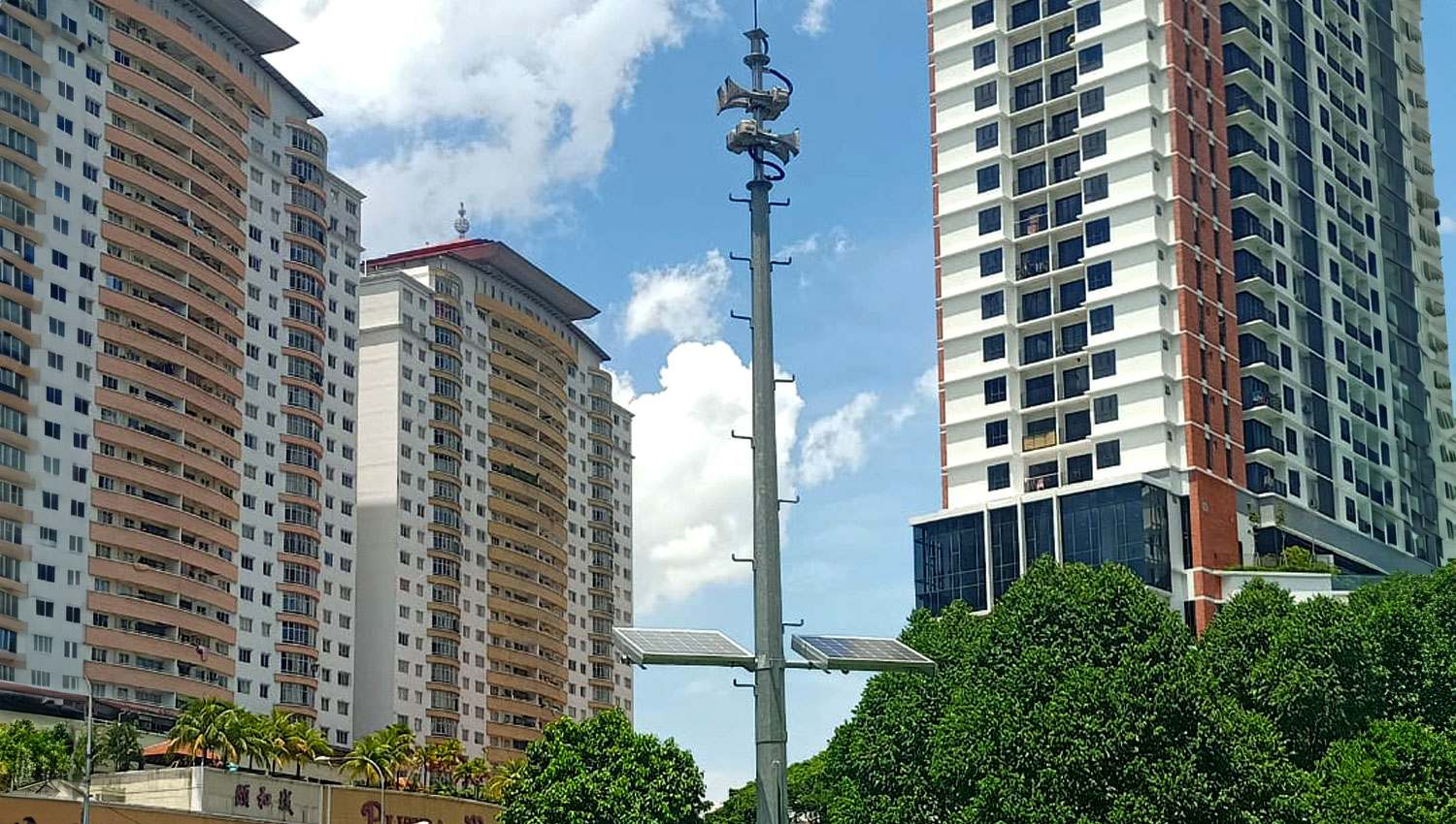 GIBON Flood Warning Sirens in Kuala Lumpur GIBON flood warning sirens in Kuala Lumpur, Malaysia