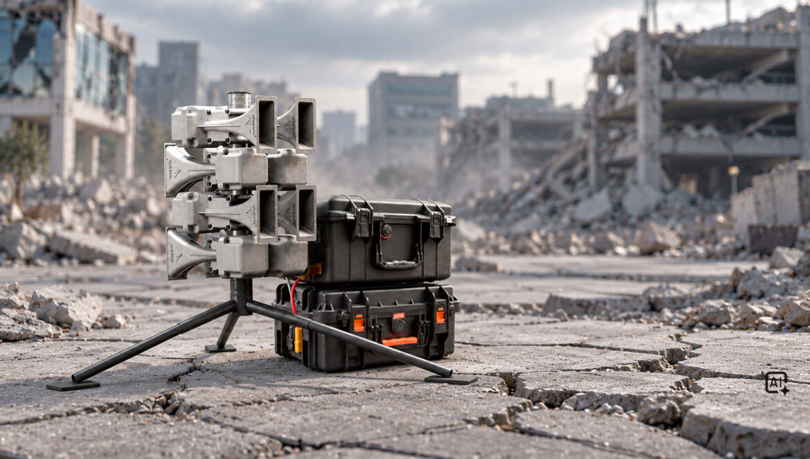 Pavian Portable earthquake warning siren